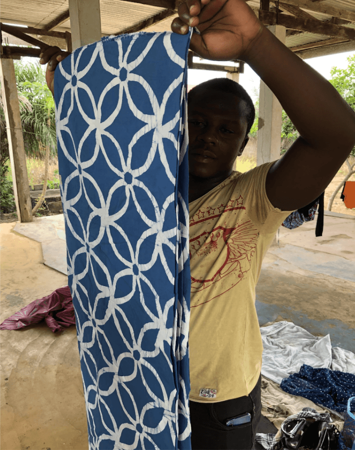 Atelier de batik ghanéen